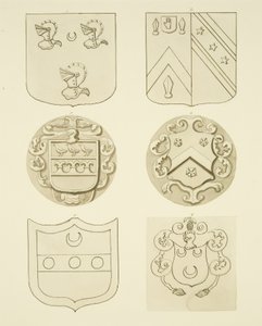 Blasons sur les pierres tombales - Joseph Manning