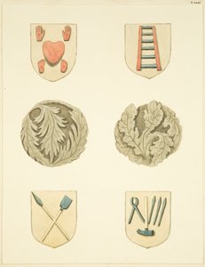 Pierres de voûte dans le plafond de l