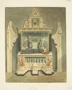 Monument à Sir John Young et sa femme Joan (née Wadham) dans la Cathédrale de Bristol - Joseph Manning