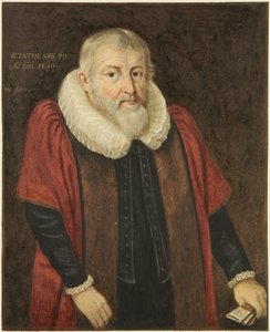 Portrait de George Harrington, Maire de Bristol 1617, dans le Conseil Municipal - Joseph Manning