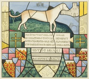 Vitrail dans Saint-Marc - un dispositif héraldique - Joseph Manning
