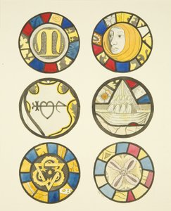 Vitrail dans les fenêtres nord et est, transept nord de St Mary Redcliffe