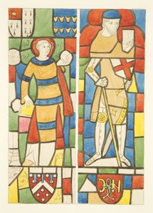 Vitraux dans les fenêtres nord et sud du chœur de la cathédrale de Bristol - Joseph Manning