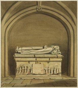 Tombe de Thomas Rowley et de sa femme dans la crypte de l