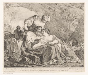 Loth et ses filles - Joseph Marie Vien (I)