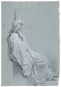 Un jeune homme assis en costume oriental, 1748 - Joseph Marie Vien