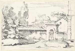 Entrée des jardins de la Villa Giulia