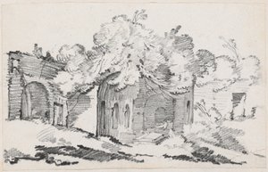 La grotte de la nymphe Égérie - Joseph Marie Vien