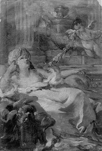 Femme allongée, 18e siècle