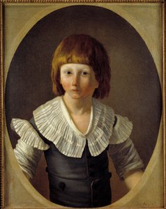 Portrait de Louis XVII (1785-1795) à la prison du Temple - Joseph Marie, the Elder Vien
