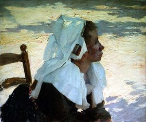 La vendeuse de pommes, Bretagne