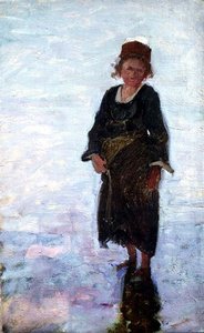 La Petite Pêcheuse - Joseph Milner Kite