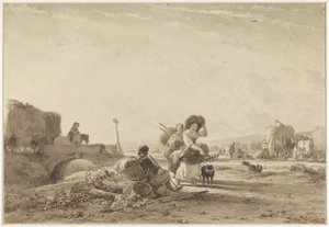 La récolte de foin - Joseph Moerenhout
