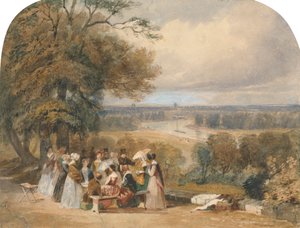 Un pique-nique sur Richmond Hill - Joseph Murray Ince