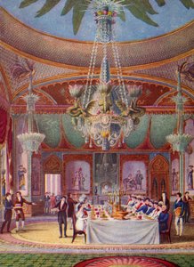 Un banquet au Royal Pavilion, Brighton, vers 1827, 1938 - Joseph Nash