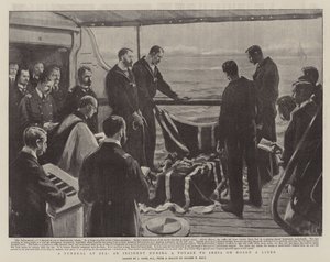 Un enterrement en mer, un incident lors d