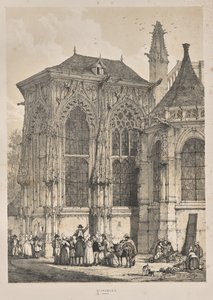 Architecture du Moyen Âge: St. Jacques, Dieppe, Extrémité Est, Extérieur