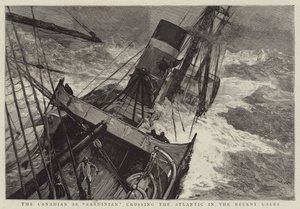 Le SS canadien Sardinian traversant l