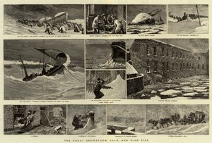 La Grande Tempête de Neige, Ouragan et Marée Haute