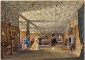 The Hall, Levens, Westmoreland - Joseph Nash