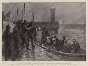 Le retour du capitaine Dreyfus, le premier débarquement sur le sol français à Port Haliguen