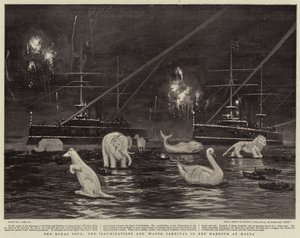 La tournée royale, les illuminations et le carnaval nautique dans le port de Malte