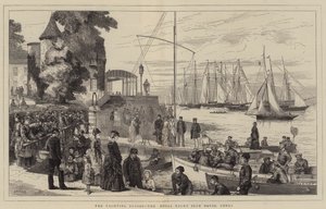 La saison de la navigation de plaisance, la maison du Royal Yacht Club, Cowes