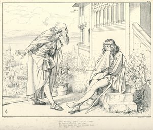 Illustration pour La Complainte du Vieux Marin de Coleridge - Joseph Noel (after) Paton