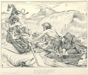 Illustration pour La Complainte du Vieux Marin de Coleridge - Joseph Noel (after) Paton