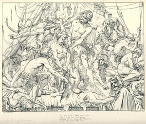 Illustration pour La Complainte du Vieux Marin de Coleridge