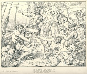 Illustration pour La Complainte du vieux marin de Coleridge