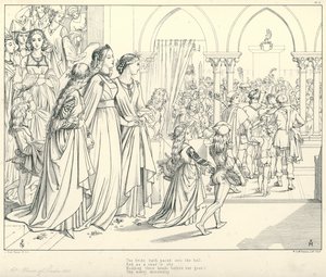 Illustration pour La Complainte du vieux marin de Coleridge - Joseph Noel (after) Paton