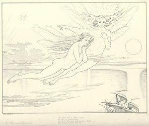 Illustration pour La Complainte du vieux marin de Coleridge - Joseph Noel (after) Paton
