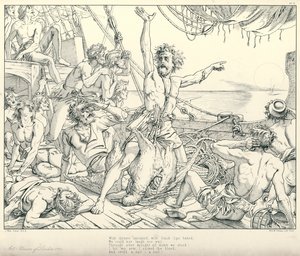 Illustration pour La Complainte du vieux marin de Coleridge