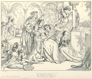 Illustration pour La Complainte du vieux marin de Coleridge - Joseph Noel (after) Paton