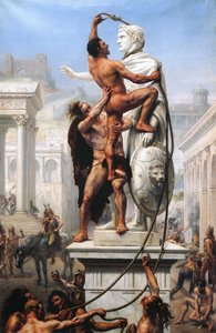 Le Sac de Rome par les Wisigoths en 410 - Joseph Noel Sylvestre