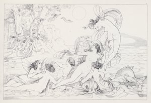 La Tempête de Shakespeare, Acte I, Scène 2 - Joseph Noel after Paton