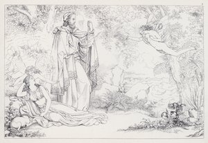 La Tempête de Shakespeare, Acte I, Scène 2 - Joseph Noel after Paton