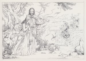 La Tempête de Shakespeare, Acte I, Scène 2 - Joseph Noel after Paton
