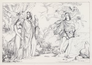 La Tempête de Shakespeare, Acte I, Scène 2 - Joseph Noel after Paton