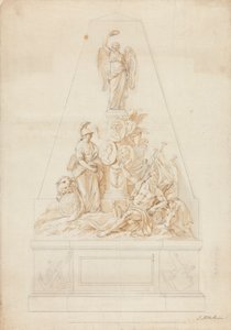 Étude pour le monument aux capitaines de marine William Bayne, William Blair et Lord Robert Manner