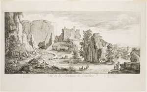 Veue de la Fontaine de Vaucluse - Joseph Parrocel