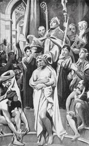 Le Baptême de Clovis - Joseph Paul (after) Blanc
