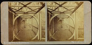 Galerie télescopique, Crystal Palace; photographie stéréoscopique - Joseph Paxton