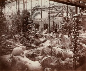 Le Crystal Palace à Londres : la section tropicale, c.1870 - Joseph Paxton