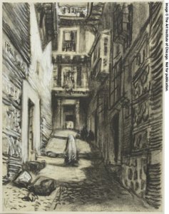 Une rue de Tolède - Joseph Pennell
