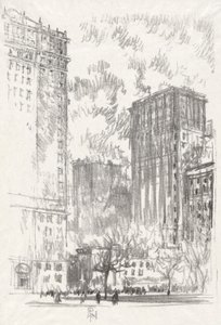 Battery Park, no. 1 dans la collection Iconophile Club - Joseph Pennell