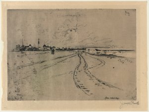 Sous Atlantic City, 1881 - Joseph Pennell