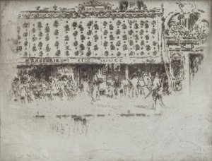 Brasserie, Au Lion Rouge, 1893 - Joseph Pennell