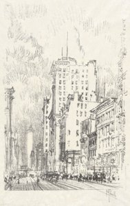Broadway au-dessus de la 23e rue, n°11 dans la collection Iconophile Club - Joseph Pennell